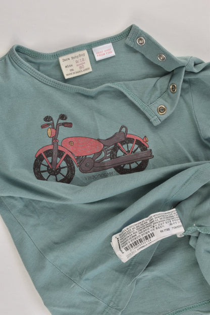Zara Size 0 (9/12 months, 80 cm) Motorbike Top