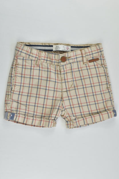 Zara Size 00 (3/6 months, 68 cm) Checked Shorts