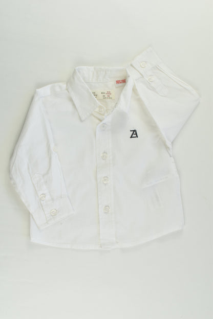 Zara Size 00 (3/6 months, 68 cm) Shirt