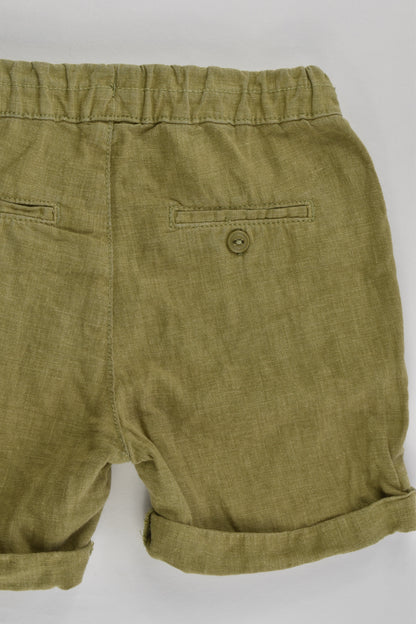 Zara Size 1 (12-18 months) Linen/Viscose Shorts