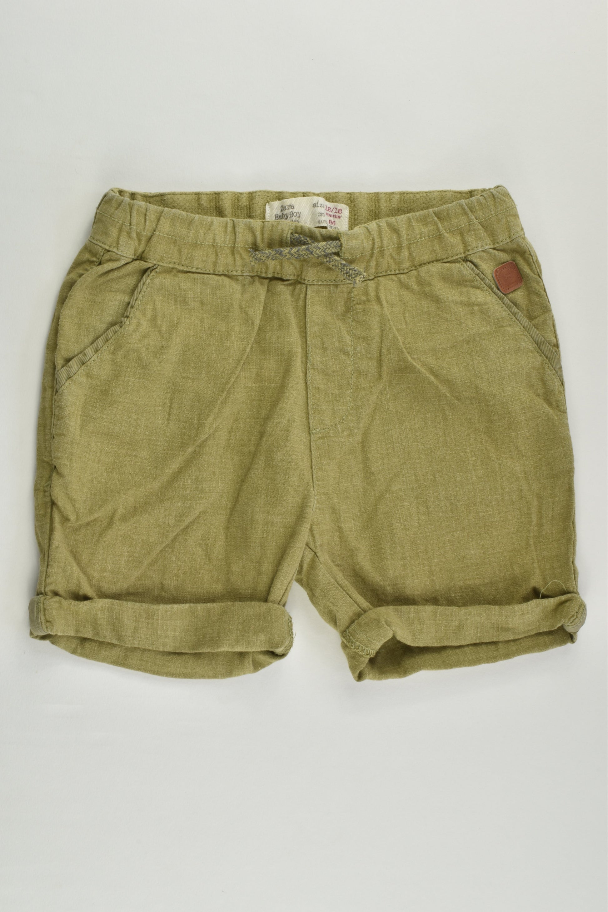 Zara Size 1 (12-18 months) Linen/Viscose Shorts
