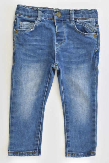 Zara Size 1 /12/18 months, 86 cm) Soft and Stretchy Denim Pants