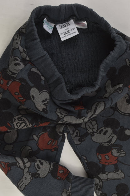 Zara Size 1 (86 cm) Mickey Mouse Track Pants