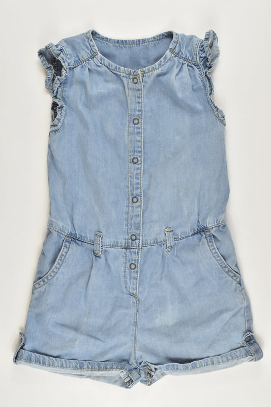 Zara Size 18-24 months Soft Denim Playsuit