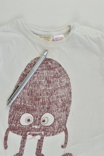Zara Size 2 (18/24 months, 92 cm) 'Woof' Top