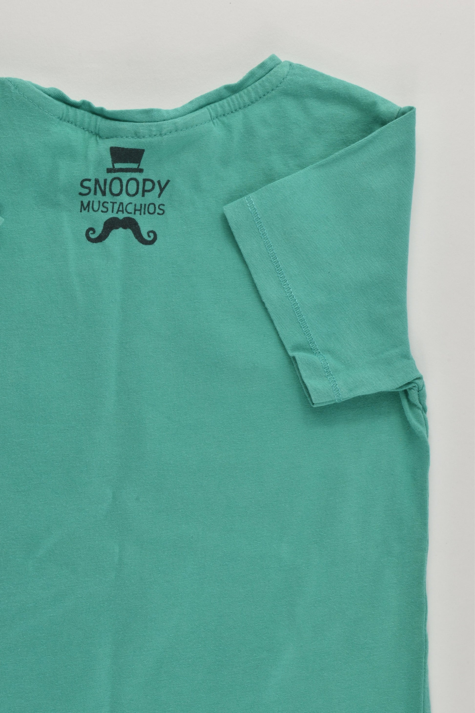 Zara Size 2 'Snoopy Mustachios in Paris' T-shirt