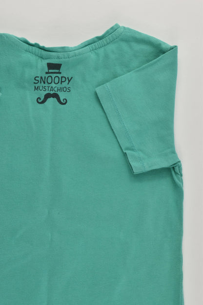 Zara Size 2 'Snoopy Mustachios in Paris' T-shirt