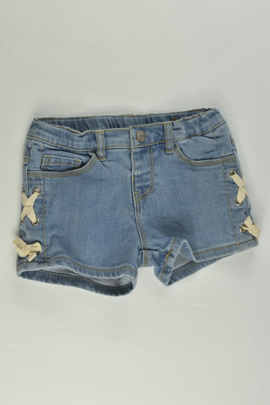 Zara Size 2 Stretchy Denim Shorts