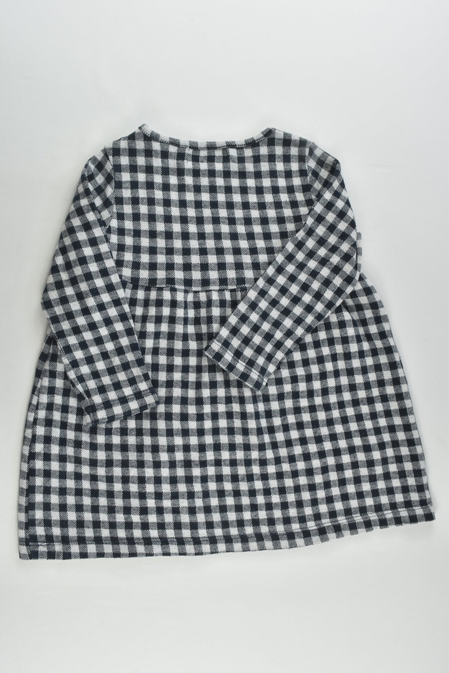 Zara Size 2/3 (98 cm) Checked Winter Dress