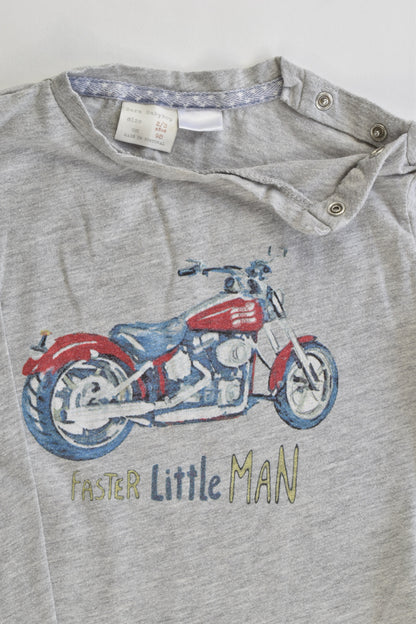 Zara Size 2/3 (98 cm) "Faster Little Man" Motorbike Top