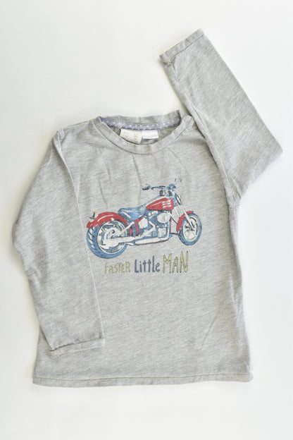 Zara Size 2/3 (98 cm) "Faster Little Man" Motorbike Top