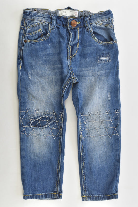 Zara Size 2/3 (98 cm) Soft Denim Pants