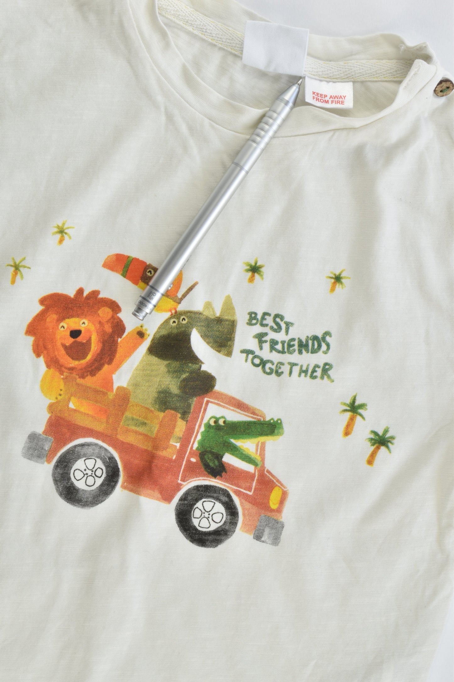 Zara Size 3-4 (104 cm) 'Best Friends Together' T-shirt