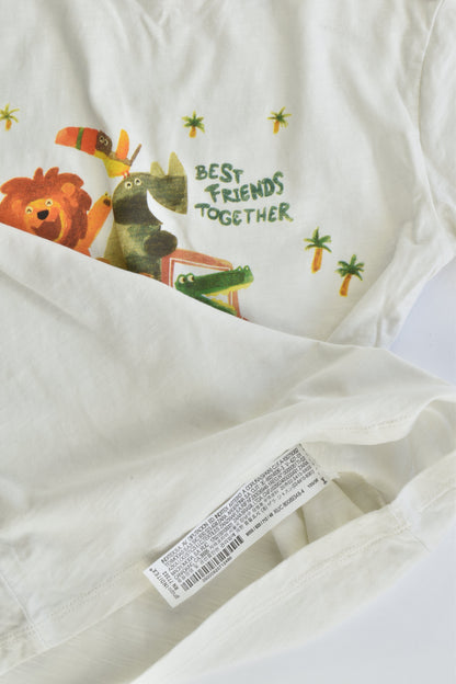 Zara Size 3-4 (104 cm) 'Best Friends Together' T-shirt