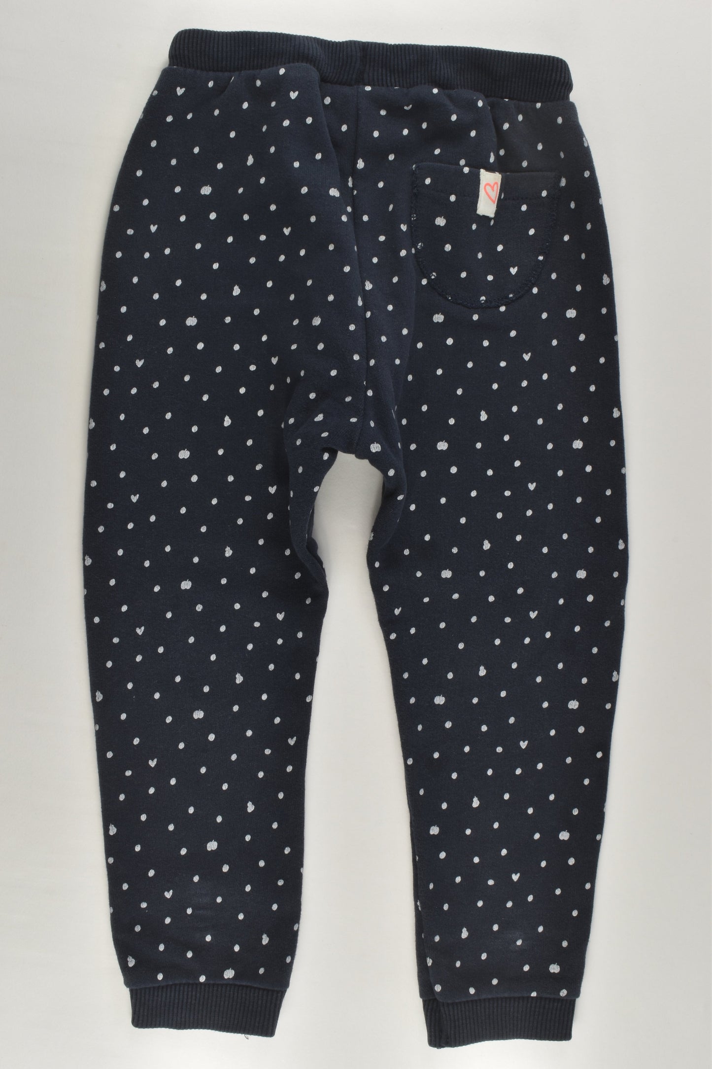 Zara Size 3-4 (104 cm) Dots and Love Hearts Track Pants