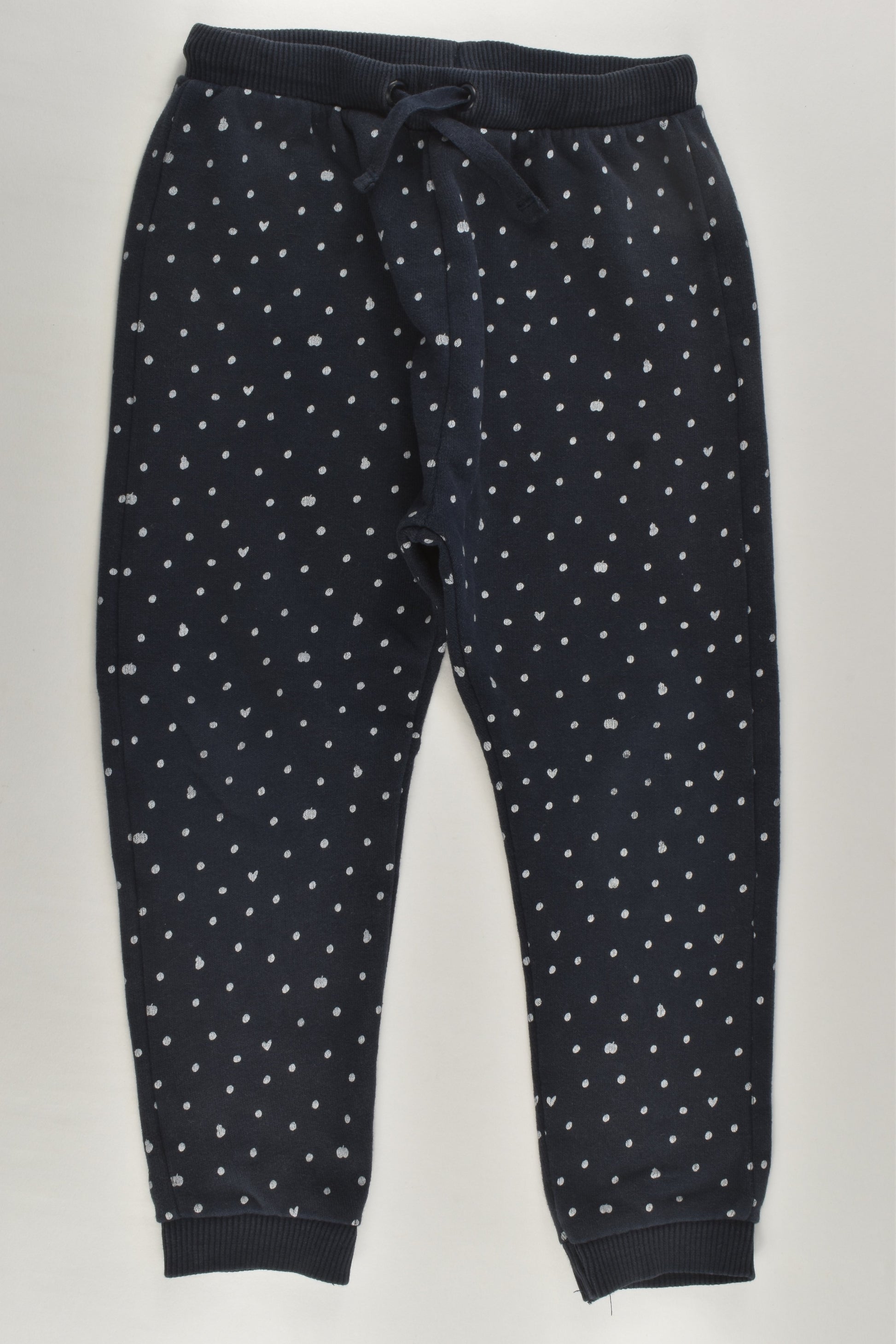 Zara Size 3-4 (104 cm) Dots and Love Hearts Track Pants