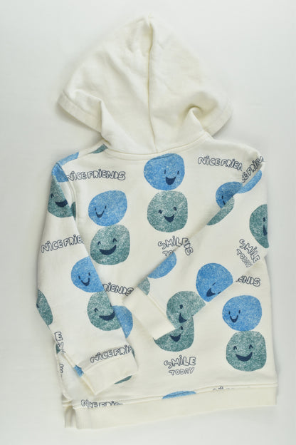 Zara Size 3-4 (104 cm) 'Nice Friends, Smile Today' Hooded Jumper