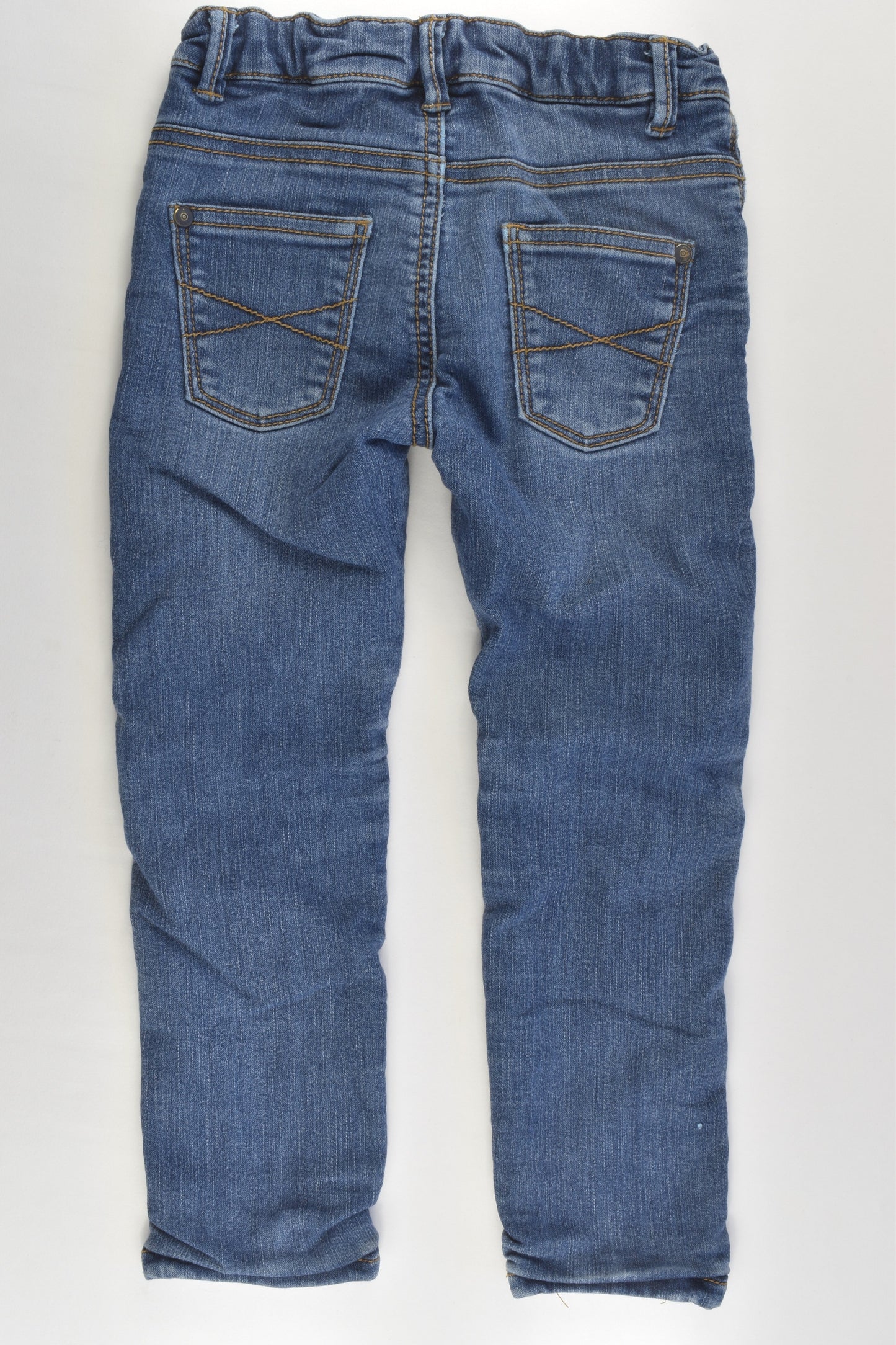 Zara Size 3/4 (104 cm) Lined Soft Denim Pants