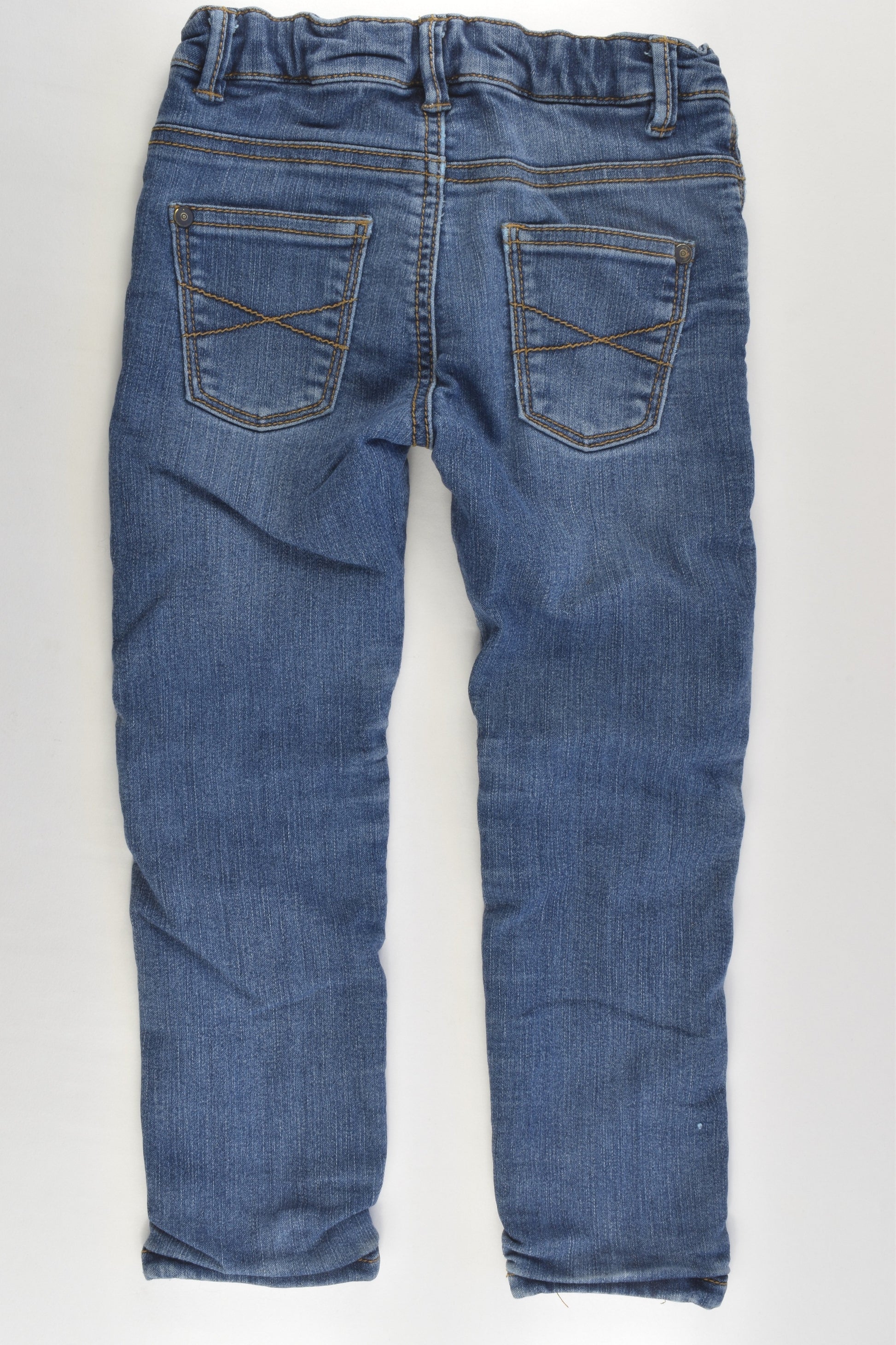 Zara Size 3/4 (104 cm) Lined Soft Denim Pants
