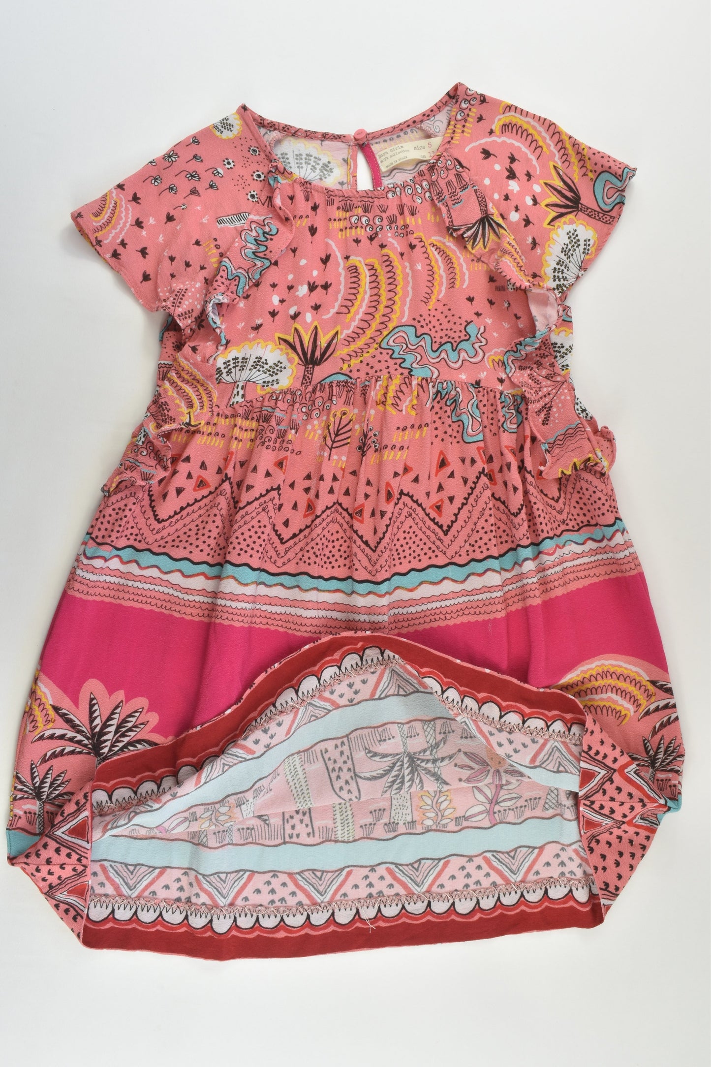 Zara Size 5 (110 cm) Trees and more Dress