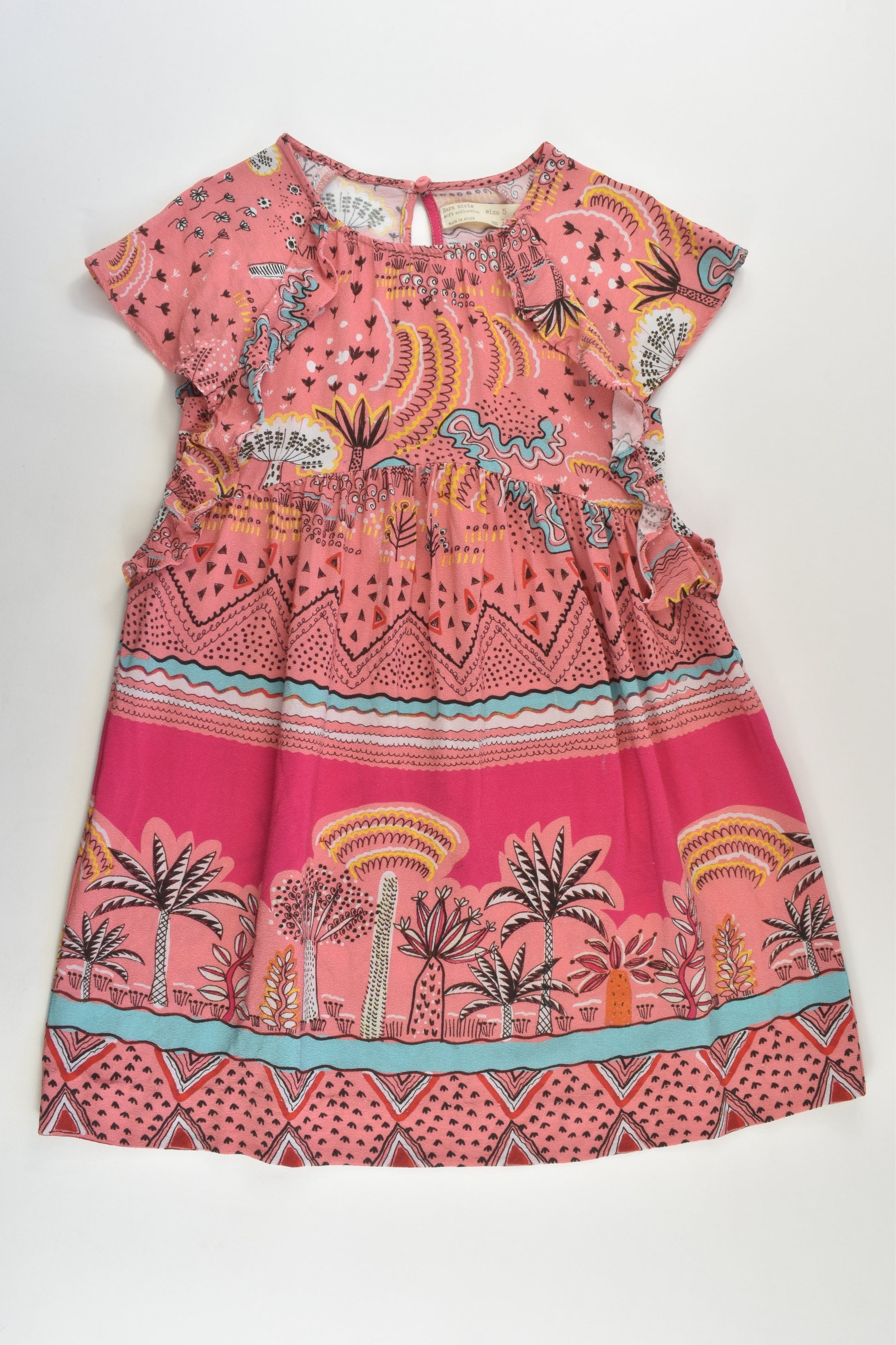 Zara Size 5 (110 cm) Trees and more Dress