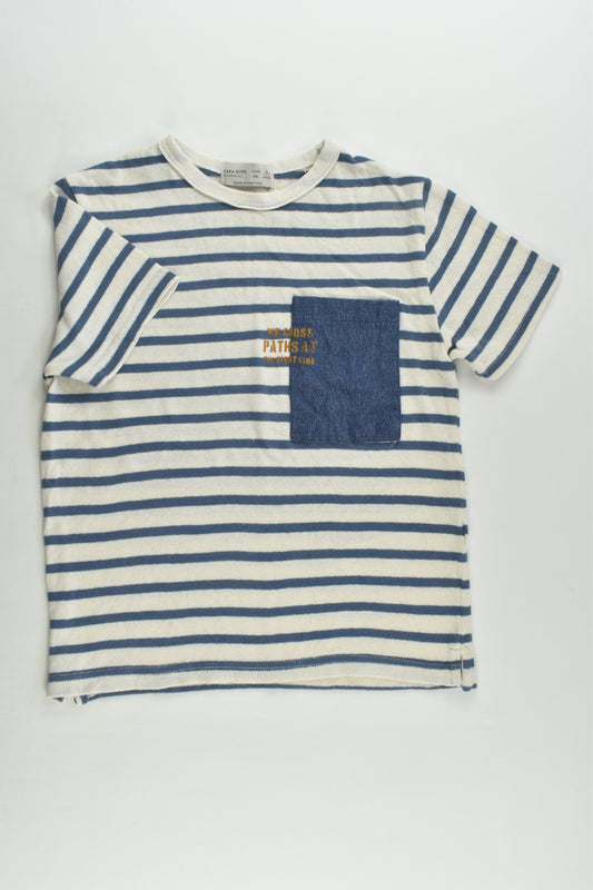 Zara Size 5 (110 cm) 'We Cross Paths At The Right Time' T-shirt