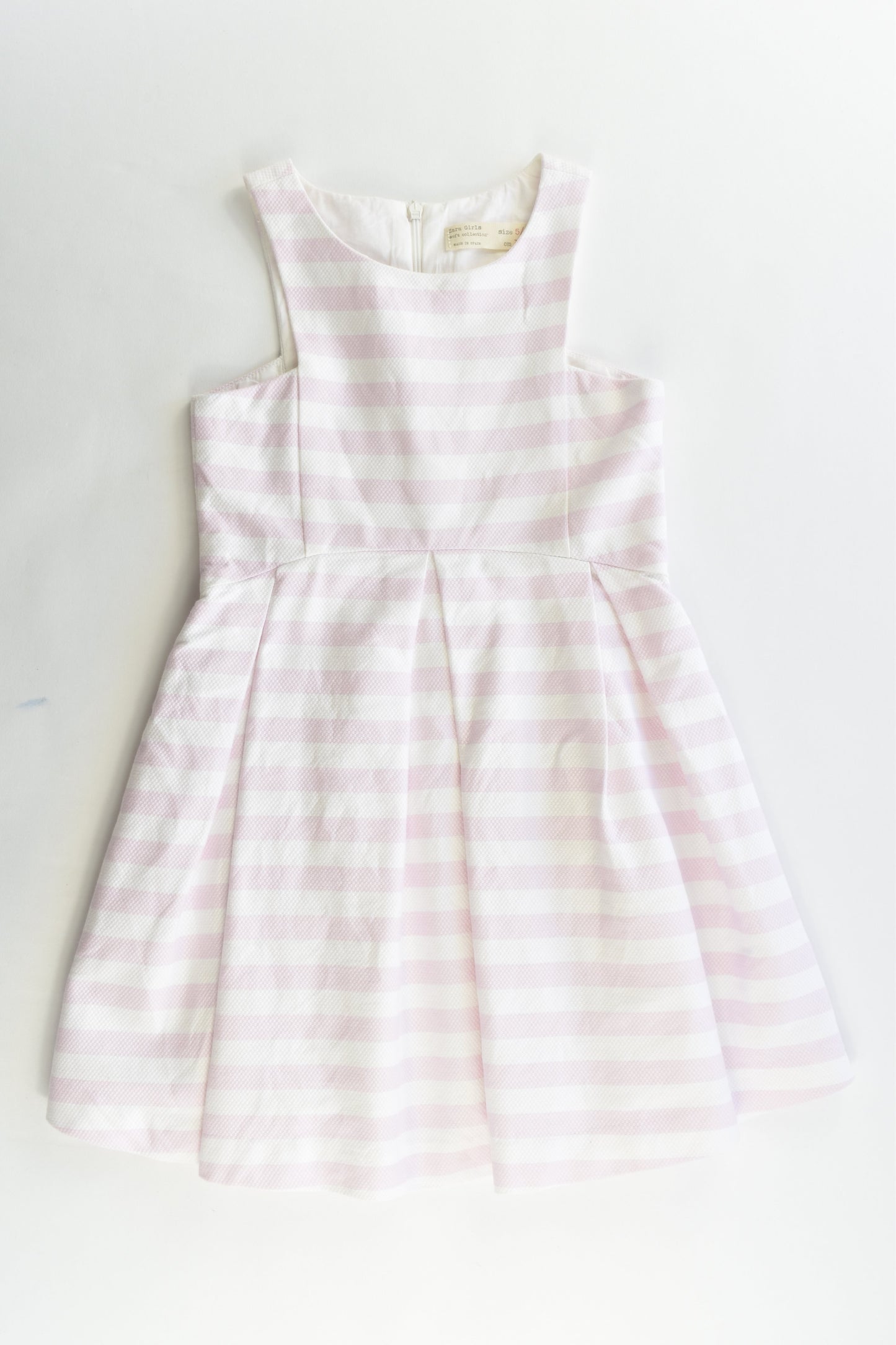 Zara Size 5/6 (116 cm) Striped Lined Dress