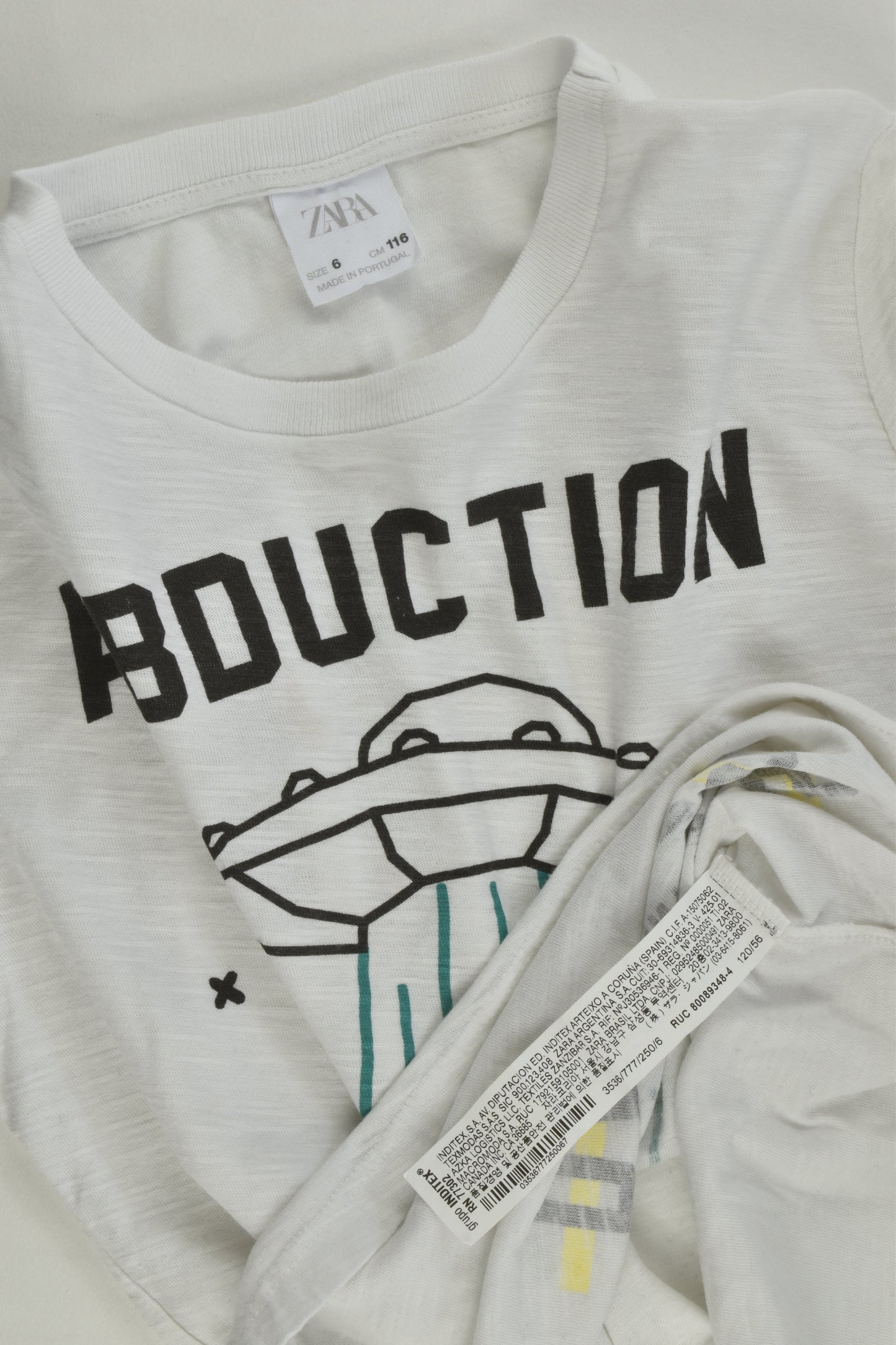 Zara Size 6 (116 cm) 'Abduction' Top