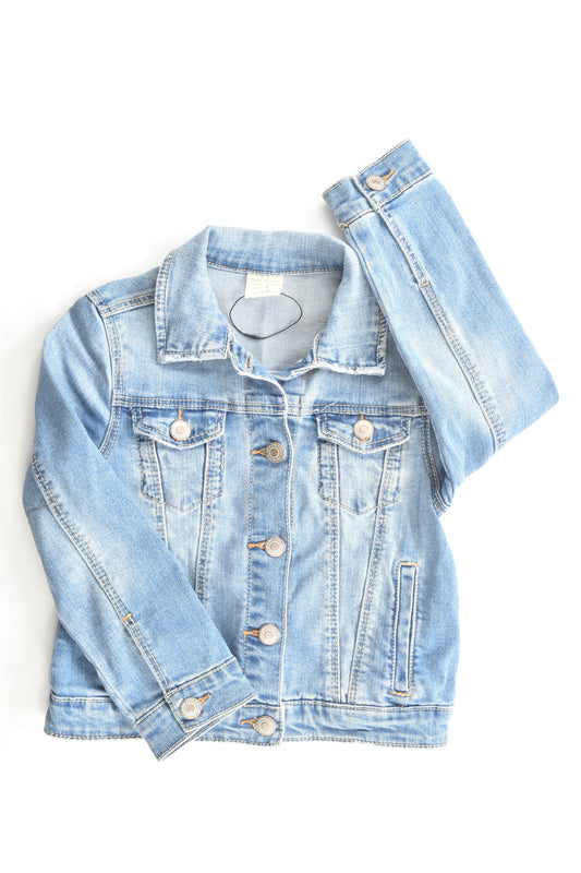 Zara Size 6 (116 cm) Stretchy Denim Jacket