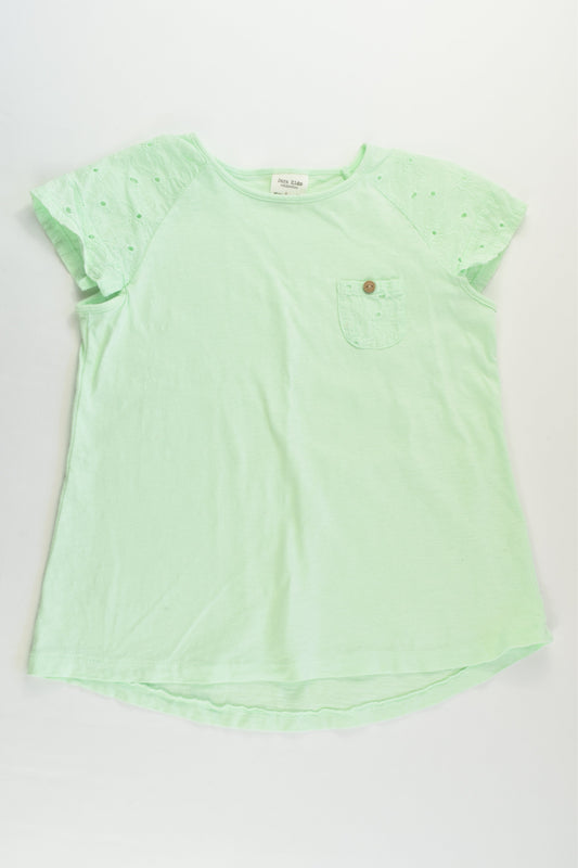 Zara Size 6 (116 cm)Lace Sleeves and Pocket T-shirt