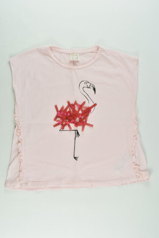 Zara Size 8 (128 cm) Flamingo T-shirt
