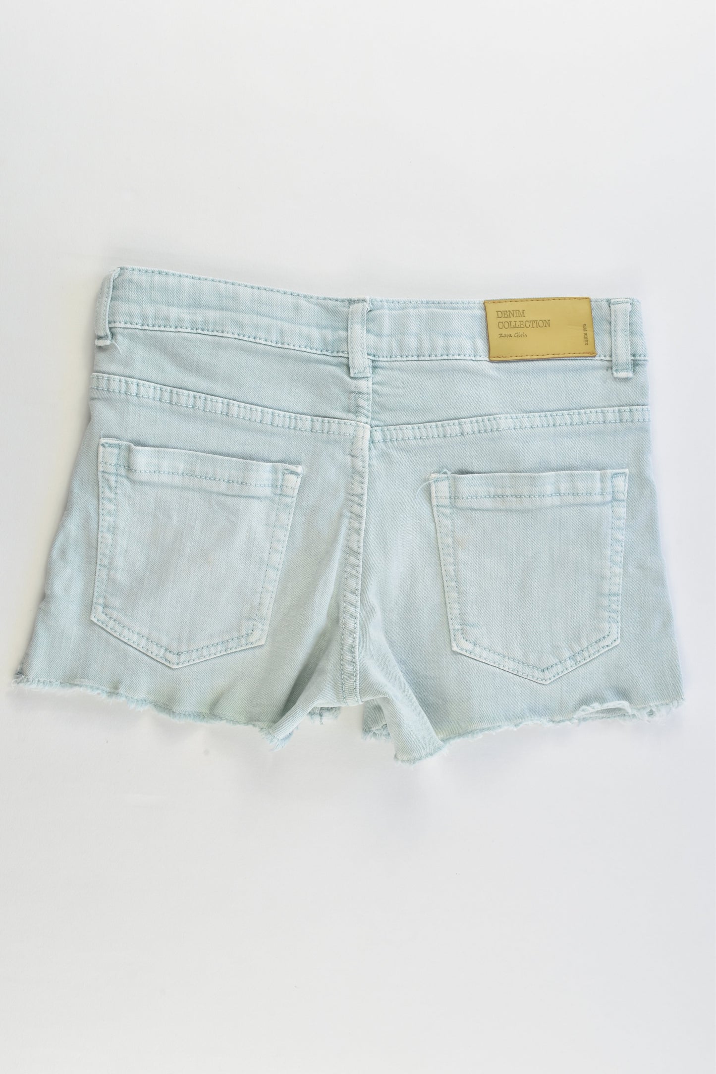 Zara Size 9 (134 cm) Stretchy Denim Shorts
