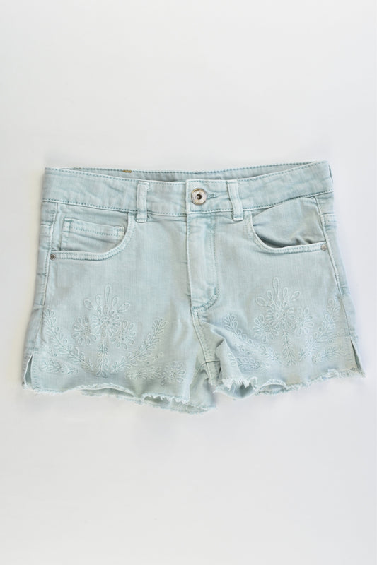 Zara Size 9 (134 cm) Stretchy Denim Shorts