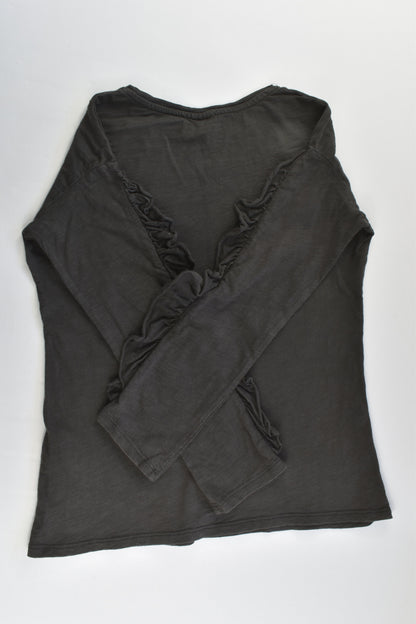 Zara Size 9/10 (140 cm) Reversible Sequins Love Heart Top