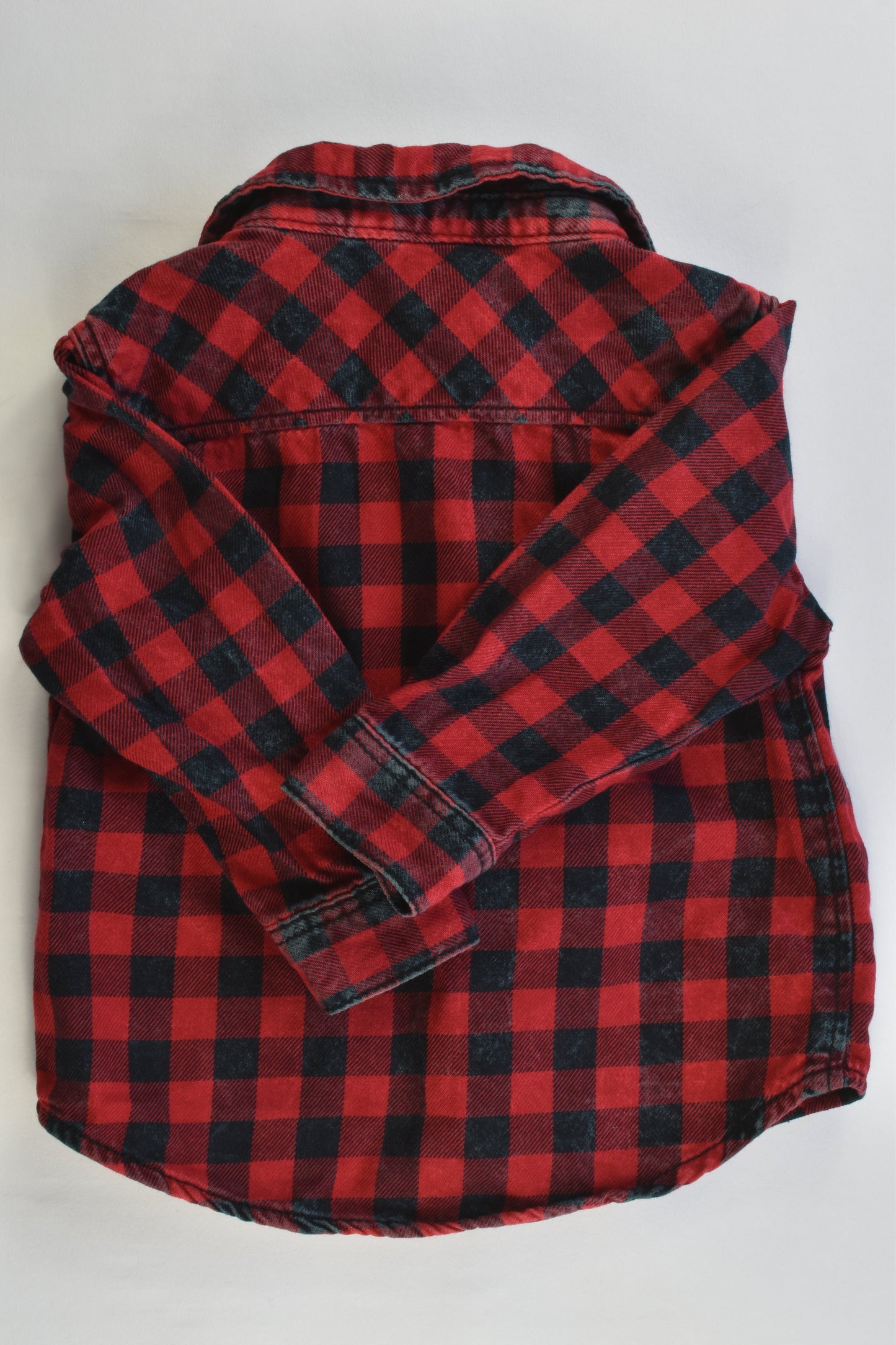Zara Size 9/12 months (80 cm, 0-1) Checked Winter Shirt