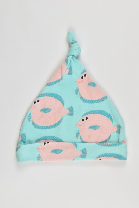 Zebra Denmark Size approx 3-9 months Beanie