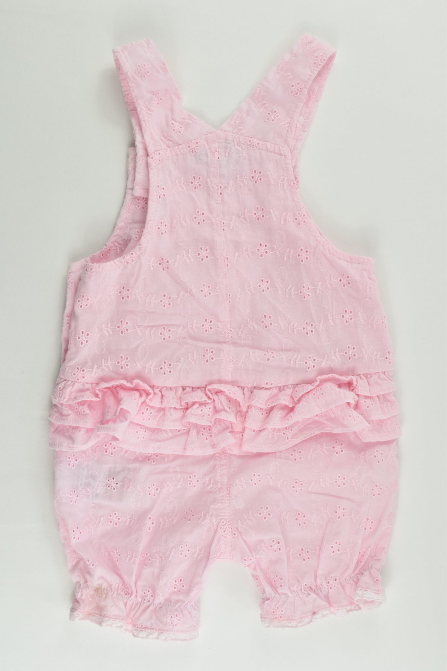 Zip Zap (Spain) Size 00 (6 months, 68 cm) Lace Short Overalls and T-shirt