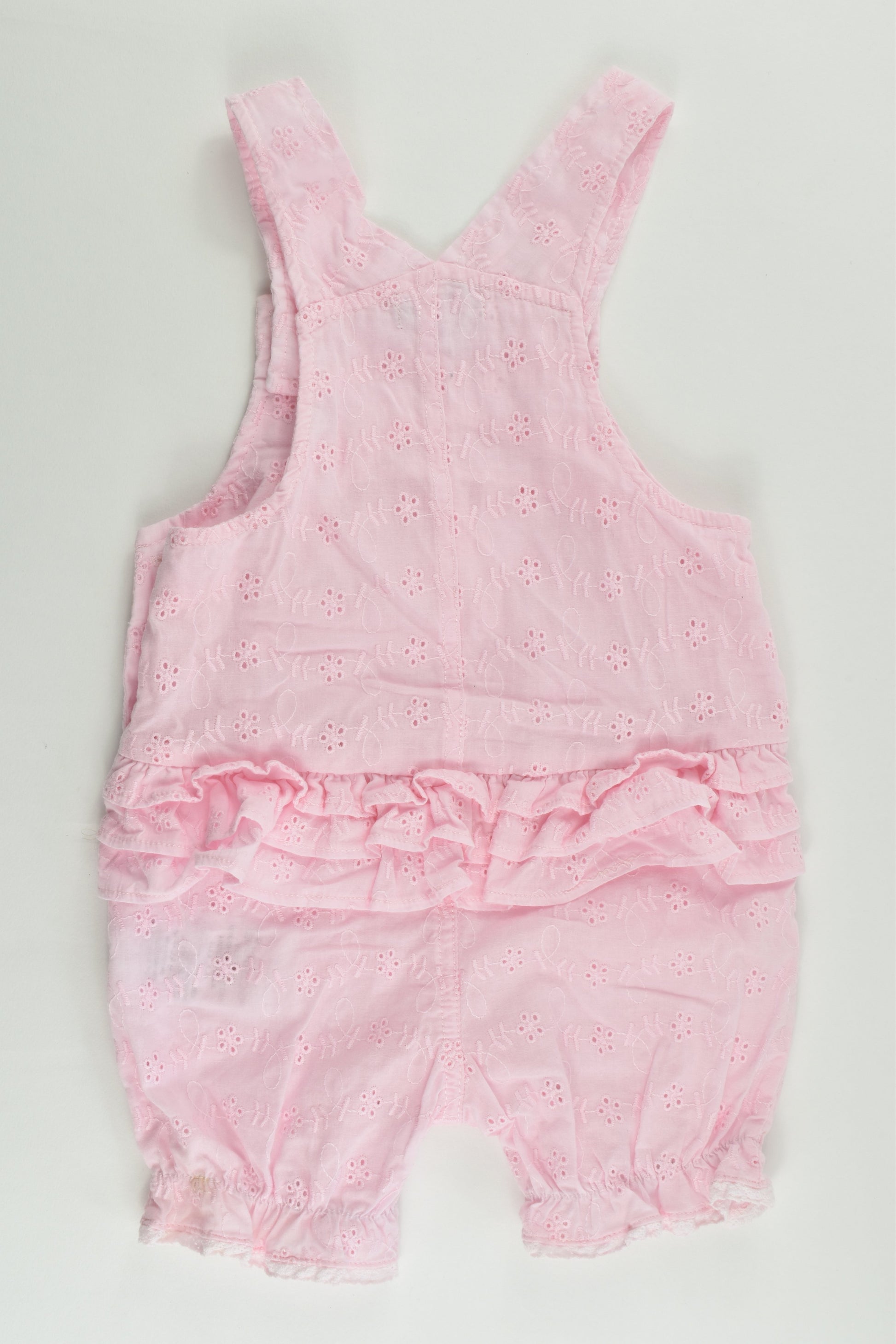 Zip Zap (Spain) Size 00 (6 months, 68 cm) Lace Short Overalls and T-shirt