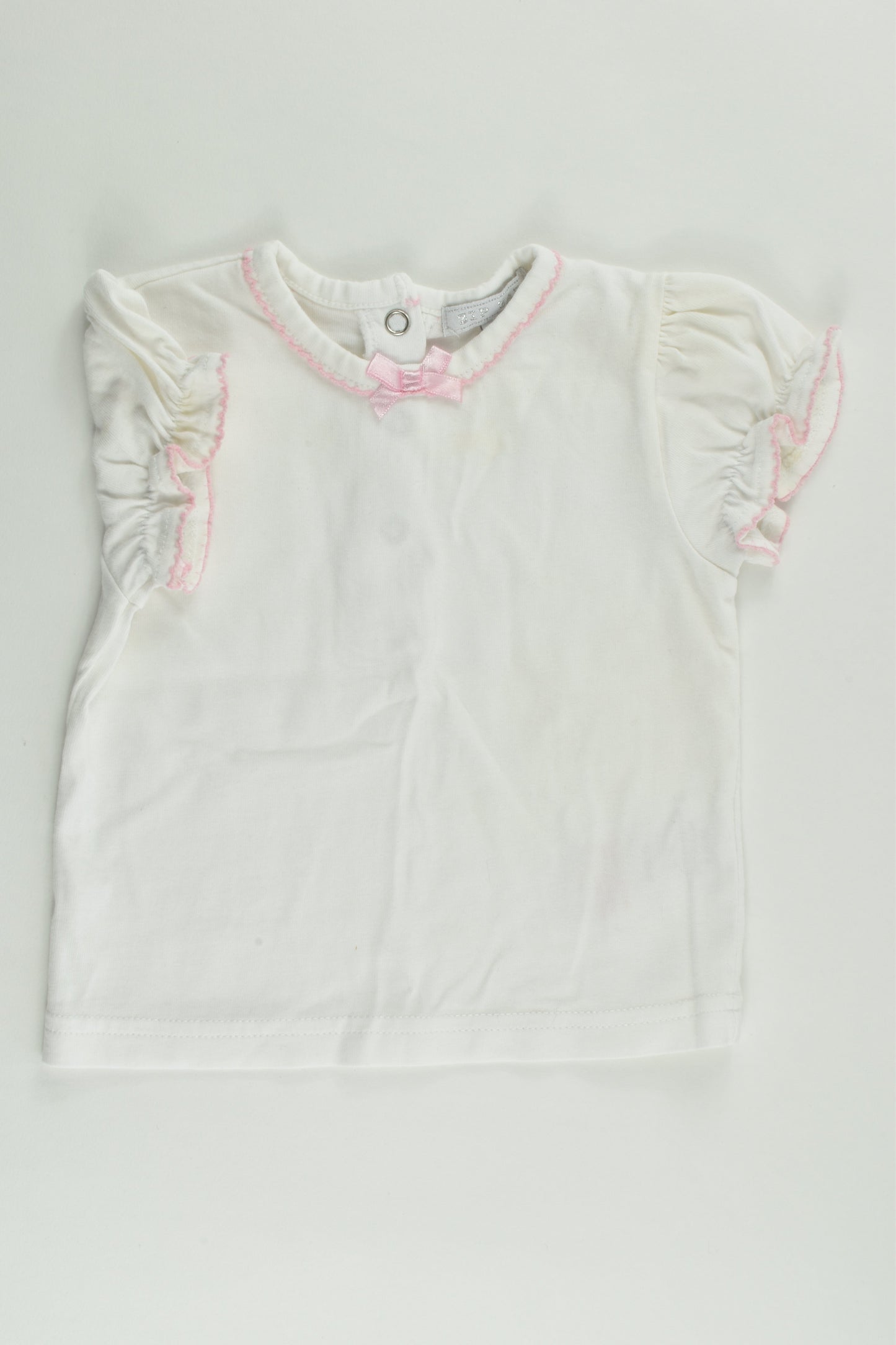 Zip Zap (Spain) Size 00 (6 months, 68 cm) Lace Short Overalls and T-shirt