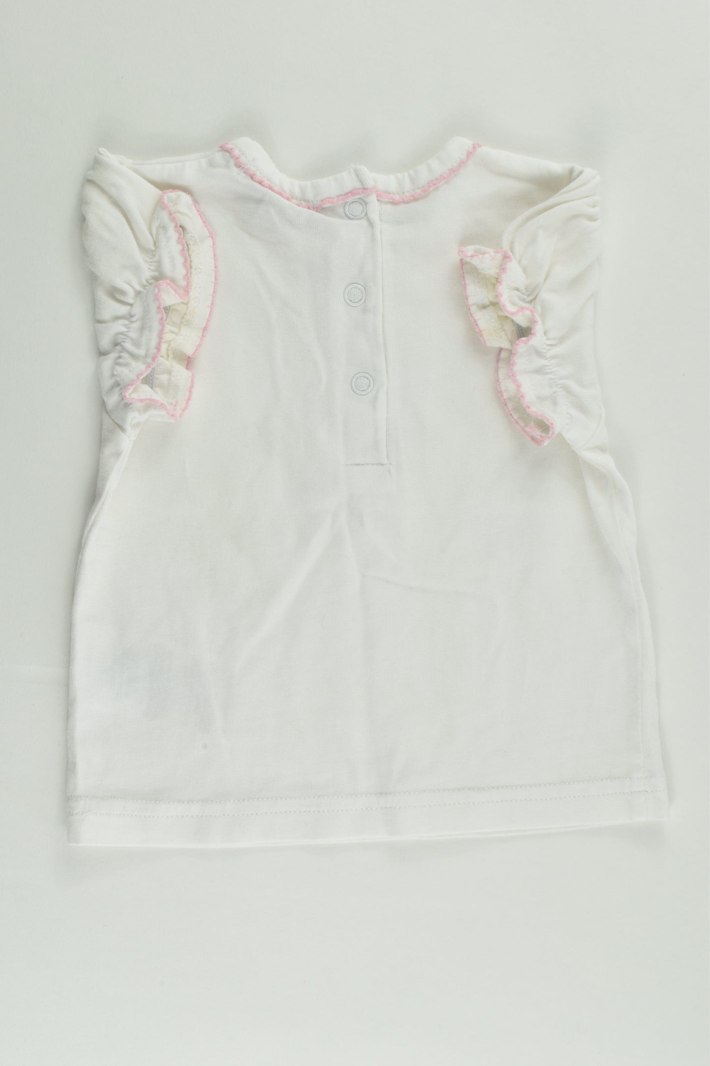 Zip Zap (Spain) Size 00 (6 months, 68 cm) Lace Short Overalls and T-shirt