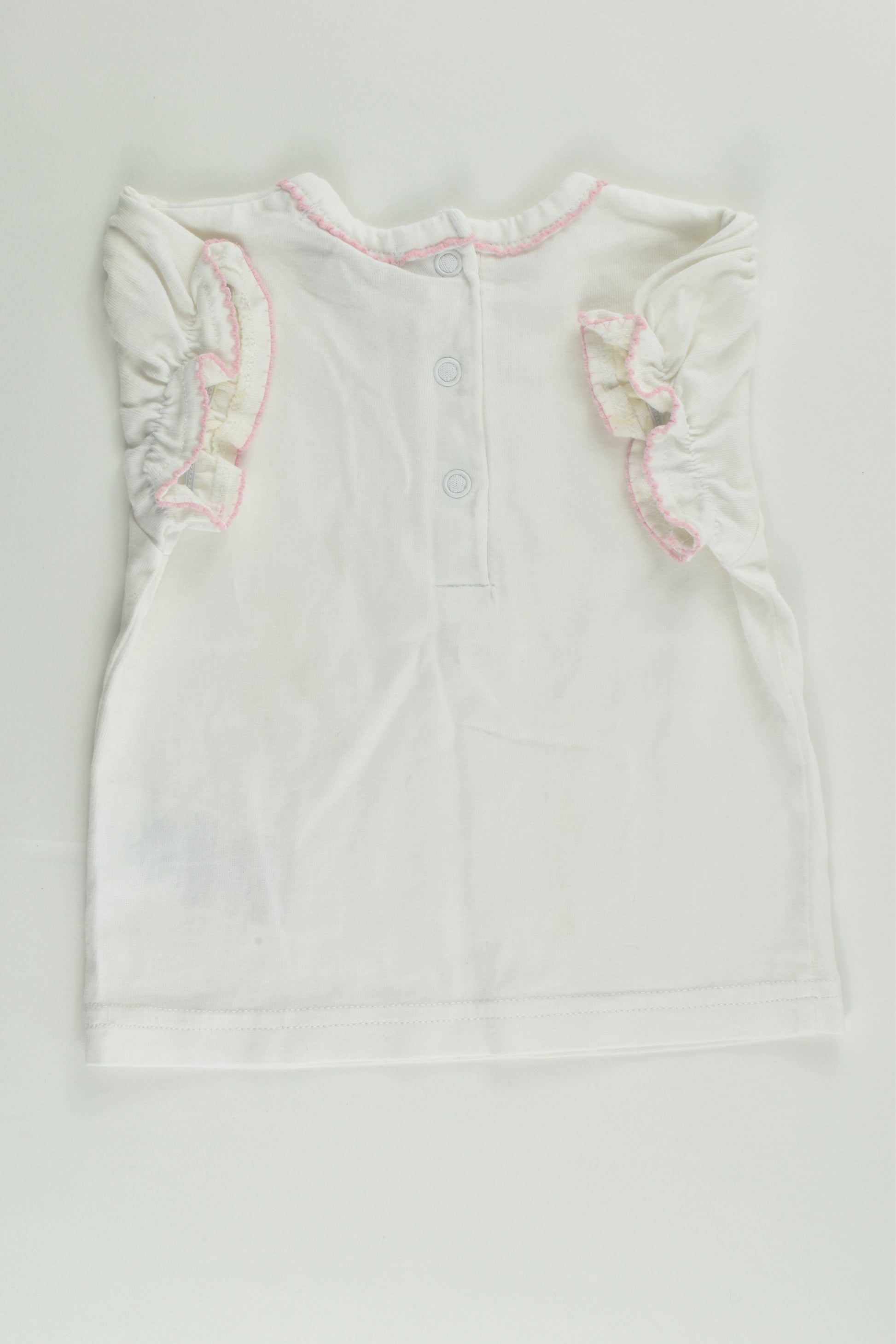 Zip Zap (Spain) Size 00 (6 months, 68 cm) Lace Short Overalls and T-shirt